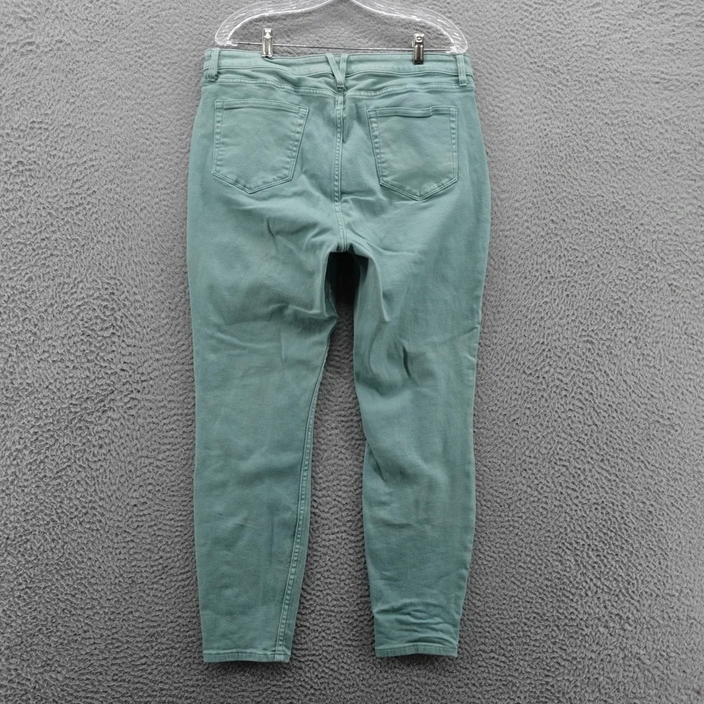 Vineyard Vines High Rise Skinny‎ Jeans 33 Green Womens Ankle Length Stretch